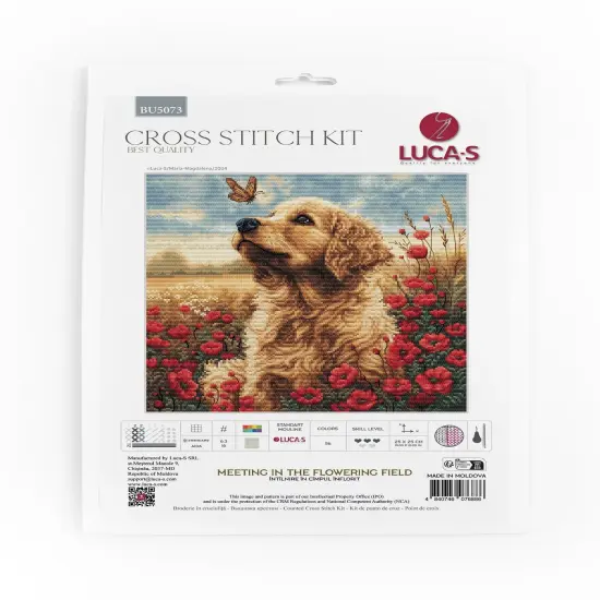Meeting in the Flowering Field BU5073L Counted Cross-Stitch Kit {2}