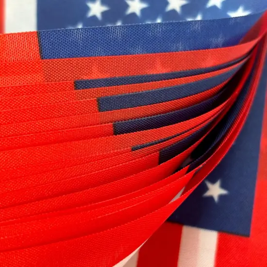 2 Packs USA American Flag Banner String Small Mini Hanging Flags for 4th of July Independence Memorial Day Decoration,60 Feet 40 Flags {3}