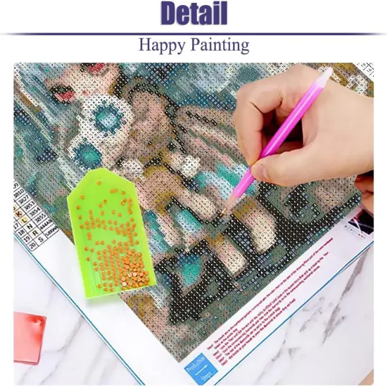 Gothic Diamond Art Painting Kits for Adults,Goth Diamond Painting Kits for Beginners,5D Full Drill Diamond Dots,Gem Art Crafts for Adults Wall Decor {5}