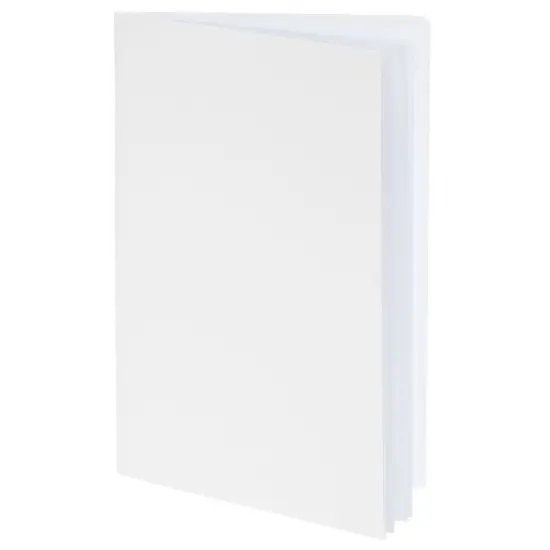 24 Pack Blank Books for Kids To Write Stories - A5 White Notebooks Bulk - Unlined Travel Journals Scrapbooks for Students Sketching (5.5x8.5 in) {7}