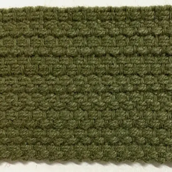 1" Cotton Webbing - 10 Continuous Yards - Made in USA! Olive {1}