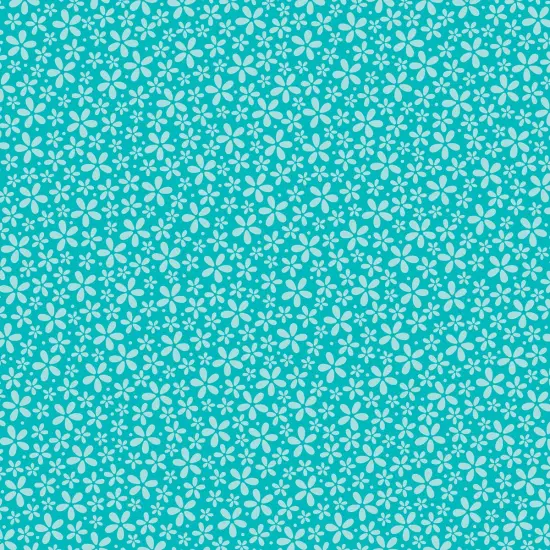 Core'dinations Core Basics Patterned Cardstock 12"X12"-Teal Flower {1}