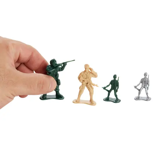 BLUE PANDA 400-Piece Army Men Toy Soldiers for Boys Ages 8-14 &ndash; Plastic Action Figures Playset with Military Toys, Battlefield Map, Fort Accessories, Tanks, Planes {6}