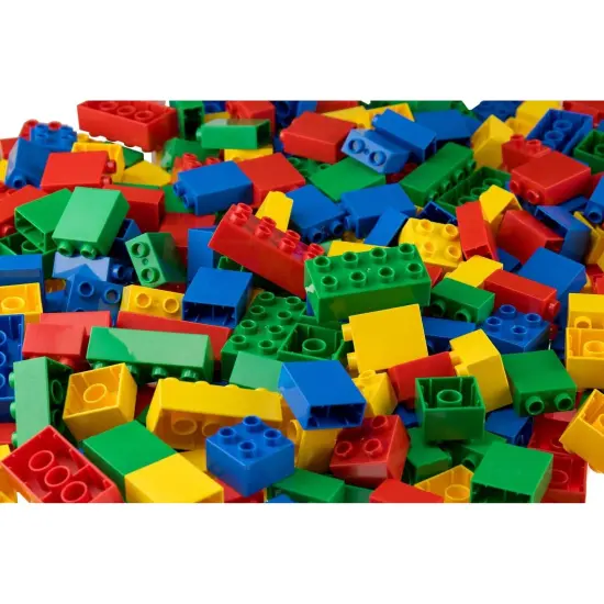 Strictly Briks Toy Building Blocks For Kids and Toddlers, Big Bricks Set with Large Pegs, 100% Compatible with All Major Brands, Red, Green, Blue, and Yellow, 252 Pieces, Ages 3-14 Multicolor {5}