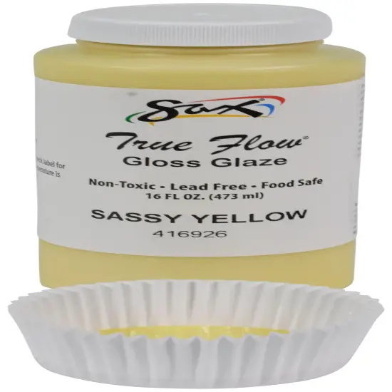 Sax Gloss Glaze, Sassy Yellow, 1 Pint {4}