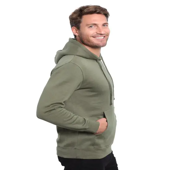 Threadfast Apparel&reg;Unisex Epic Fleece Pullover Hooded Sweatshirt MILITARY GREEN {3}