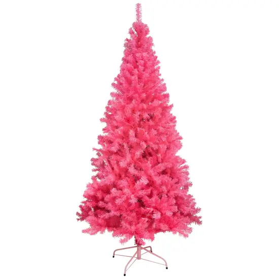 Northlight Artificial Tinsel Christmas Tree - 7' - Pink - Unlit {3}
