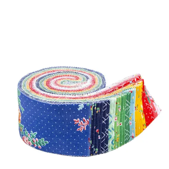 Simple Pleasures 2.5" Strip Roll (Jelly Roll / Rolie Polie) byfor Riley Blake (RP-16650-40) {3}
