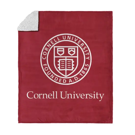 NCAA Ivy League Silk Touch Sherpa Throw Blanket Cornell {9}