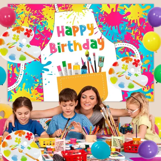 Art Palette Foil Balloons {5}