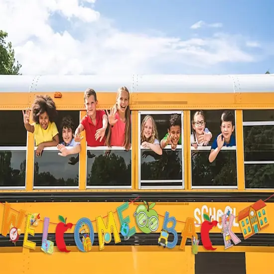 Back to School Banner for Classroom First Day of School {3}