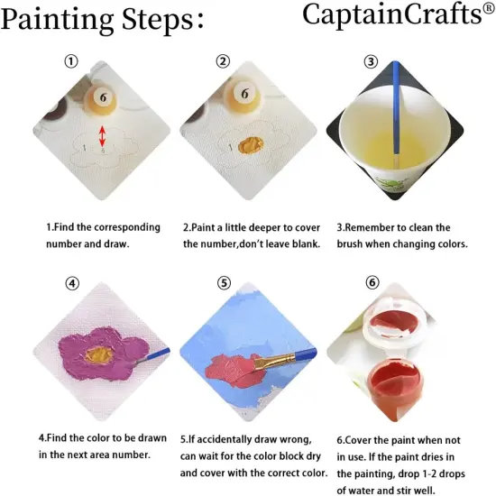 16x20 INCH Happy Tree Paint by Numbers Kit for Adults (Frameless) {5}