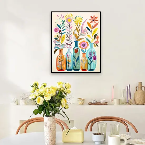 Flower 5D Diamond Painting Kits for Beginner,12x16inch {3}