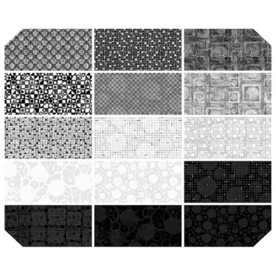 Black and White Musical 10" Square Pack (Layer Cake / 10" Charm) by Katie Pasquini Masopust for Free Spirit (FB610KP.BKWHTMUSIC) {2}