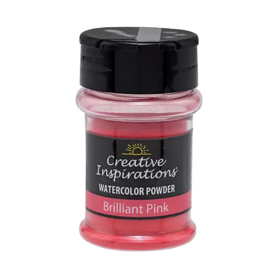 Creative Inspirations Powder Watercolor Paint 3 Pack - 38g Shaker Bottle, Brilliant Pink - Dye-Based Water-Soluble Crystalline Pigments - Non-Toxic, Perfect for Abstract and Spontaneous Effects {3}