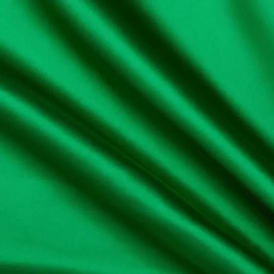 1 Yard Kelly Green Satin Bridal Satin Fabric 60&Prime; Wide Bridal Satin Fabric Type {1}
