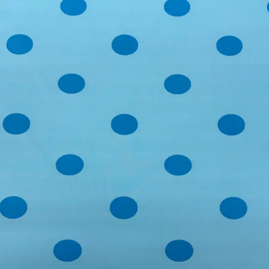 1 Yard Blue Polka Dot Spandex Fabric for Swimwear and Activewear 58"/60" Width {2}