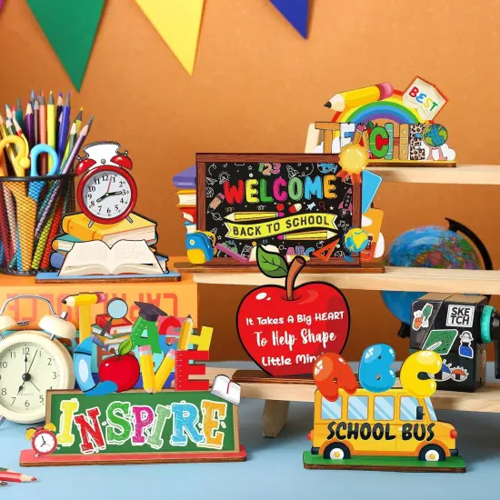 6 Pcs Back to School Table Decorations {2}