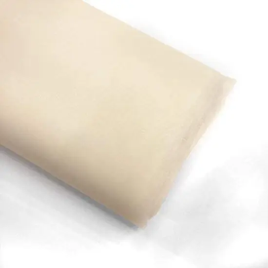 40 Yard Sheer Diamond Net Tulle Fabric Bolt for Wedding Arch Pew Bow Crafts 54 inch Width Ivory {1}