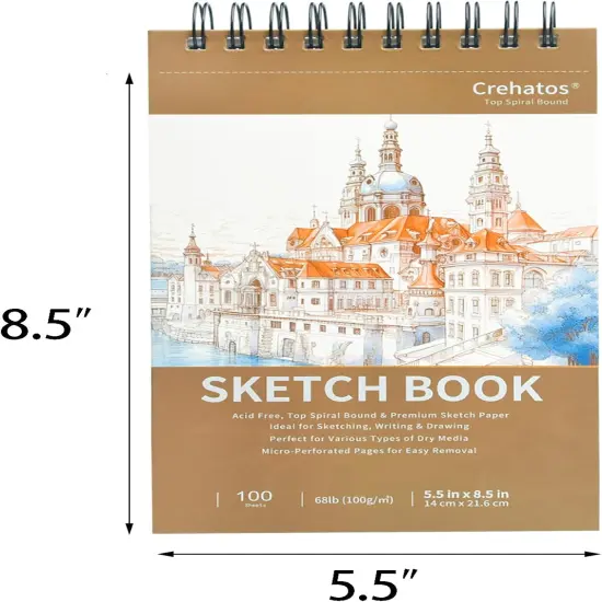 5.5" x 8.5" Sketch Book {4}