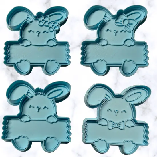 Easter Bunny Cookie Cutters 4 to choose from {5}