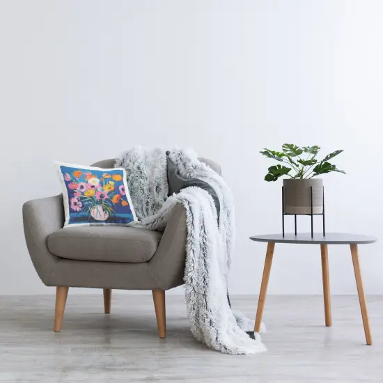 Stupell Industries Bright Poppies Bouquet Decorative Printed Throw Pillow Design by LSR Design Studio, 18 x 7 x 18 {2}