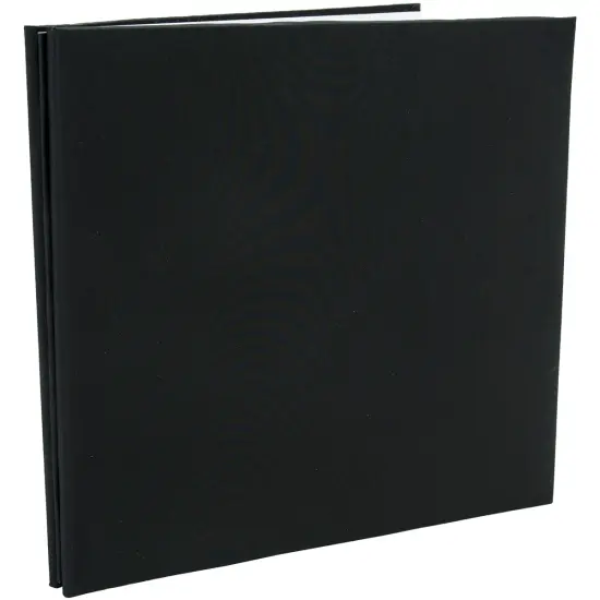 Colorbok Post Bound Fabric Album 12"X12"-Black {3}