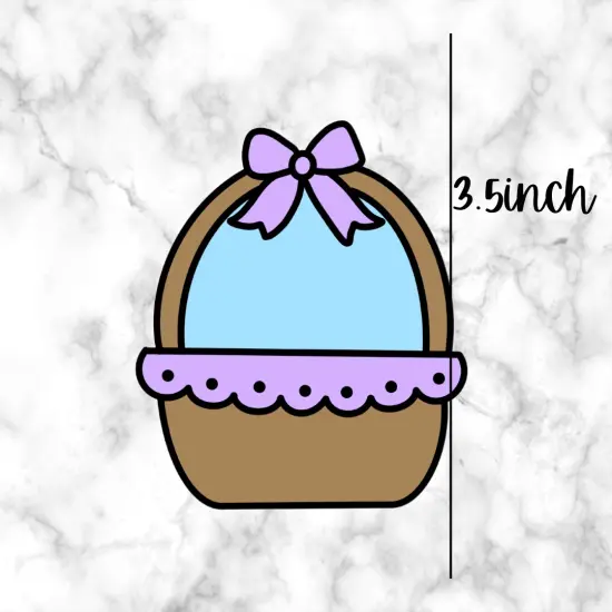 Easter Basket with Bow #2Cutter and Embosser {1}