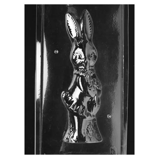 3D Jumbo Girl Bunny Chocolate Mold {1}
