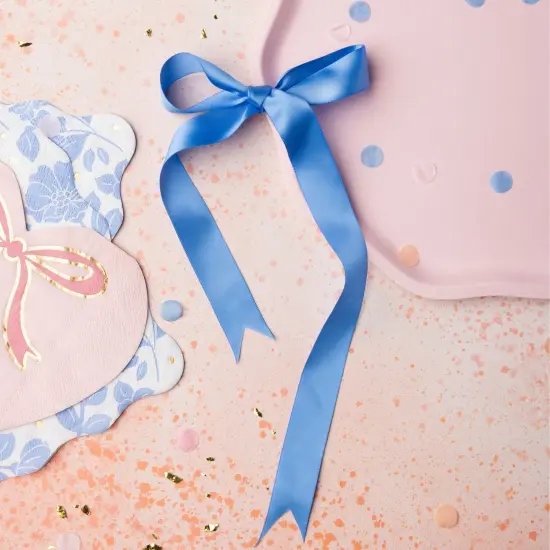 PETAL PINK BOW HEART LARGE NAPKIN {5}