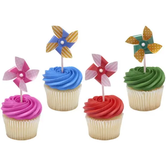 Pinwheel CUPCAKE PICS 12 CT {2}
