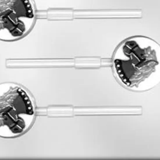 Pony Horse on Circle Sucker Chocolate Mold {2}