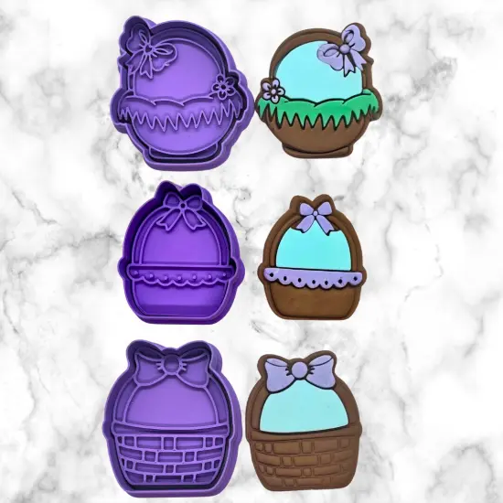 Easter Basket 2 Inch Collection Cutter and Embosser {1}