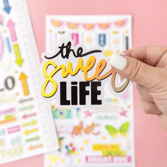 Thickers Vicki Boutin Sweet Rush The Sweet Life Stickers, 107pcs {4}