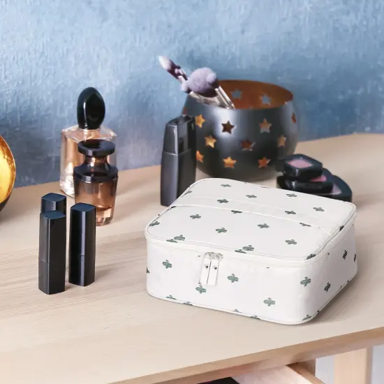 Travel Makeup Cosmetic Bag Portable Toiletry Bag Kit Waterproof Cosmetic Case {6}