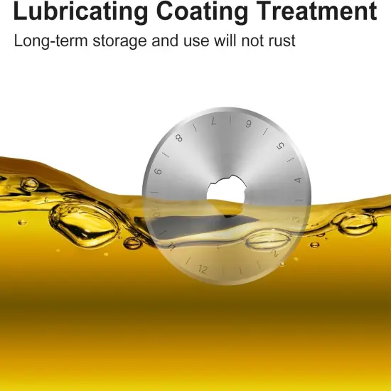 10 Packs 45mm Rotary Cutter Blades 45mm Quilting supplies Rotary Cutter Blades for fabric by, compatible with OLFA,Fiskars,Mr.Pen,DAFA,Truecut etc. Sewing Arts Crafts, Sharp and Durable {5}