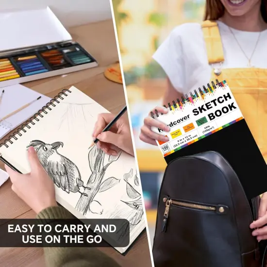 9"x 12" Spiral Art Sketchbook {3}