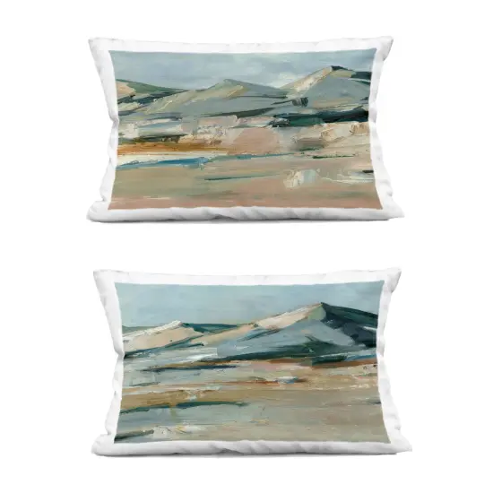 Stupell Industries Desert Mountain Impressions 2pc Decorative Printed Throw Pillow Set Design by Ethan Harper, 14 x 7 x 20 {1}