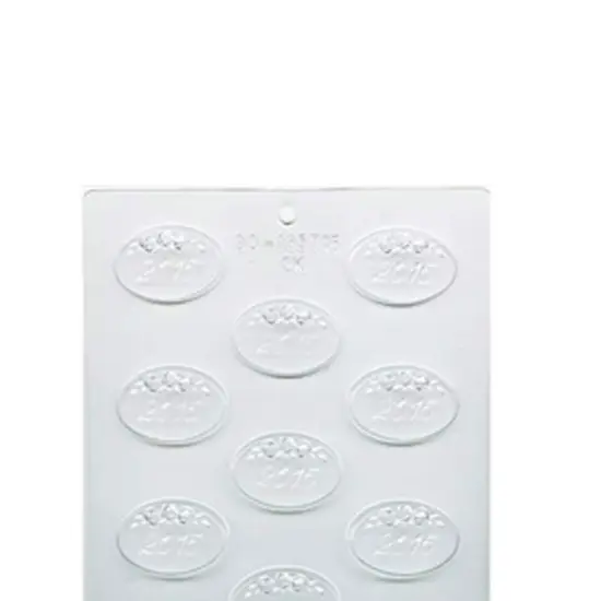 Oval Roses 2015 Mint Chocolate Mold for Special Events {2}