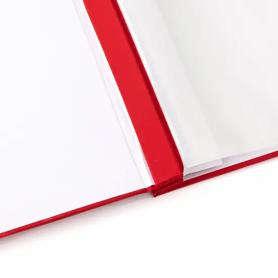 Colorbok Post Bound Fabric Album 12"X12"-Red {7}