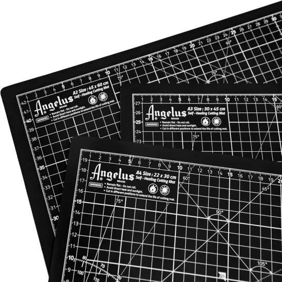 Self-Healing Cutting Mat, Double Sided, Non-Slip, Durable, Scratch-Resistant Rotary Cutting Board for Leather, Craft, Fabric, Quilting, Sewing, Scrapbooking Projects (12" x 18") {4}