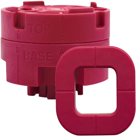 We R Button Press Insert-Square (31mm) {3}