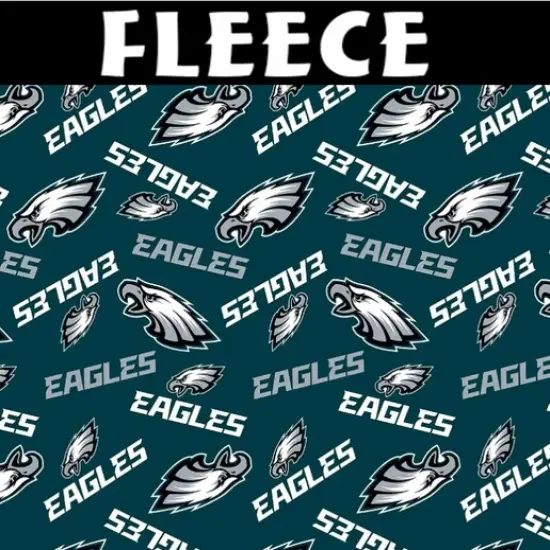 Licensed NFL Philadelphia Eagles Fleece 70533 Fabric by the Yard {1}