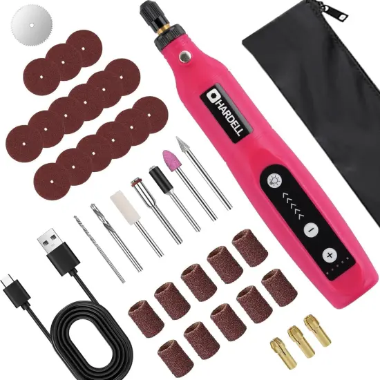 Mini Cordless Rotary Tool kit 3.7V, 18000RPM 5 Variable Speeds Rotary Tool with 36pcs Accessories, Rechargeable Battery, for Grinding, Drilling, Cutting, Sanding, Carving, DIY {1}