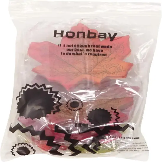 00PCS 8cm/3.1inch Assorted Color Artificial Maple Leaves {5}