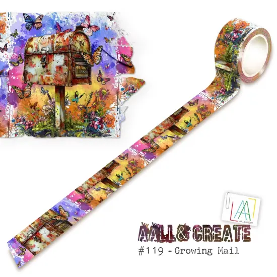 AALL And Create Layer-It-Up Washi Tape-Growing Mail {1}