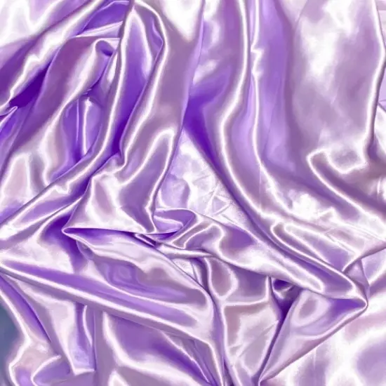 1 Yard Luxurious Crepe Satin Fabric Shiny Matte Double Sided Lilac 58 Inch Wide {2}