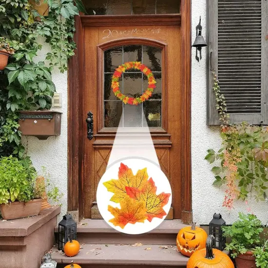 rtificial Fall Maple Leaves Bulk {3}