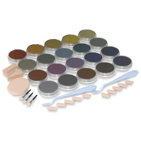 PanPastel Artists&rsquo; Painting Pastels Set - Extra Dark Shades, Set of 20 {2}