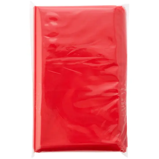 Plymor 8" x 10", Red 2 Mil Flat Open Plastic Poly Bags {5}
